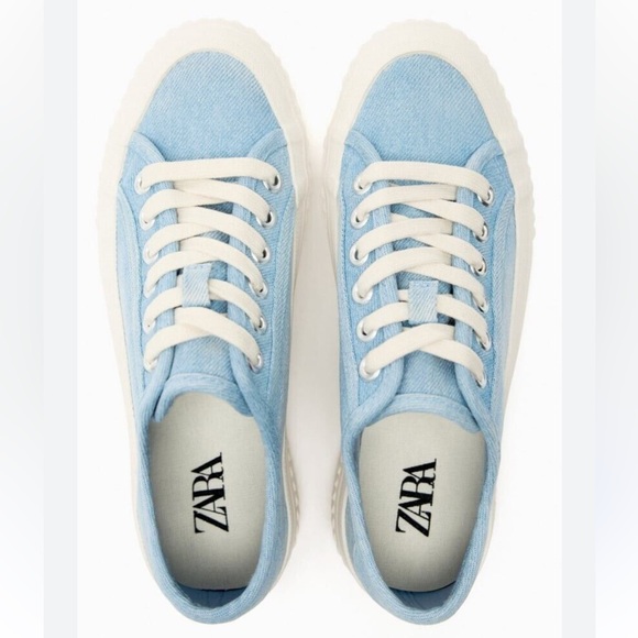 Zara denim shoes current season - Picture 1 of 8